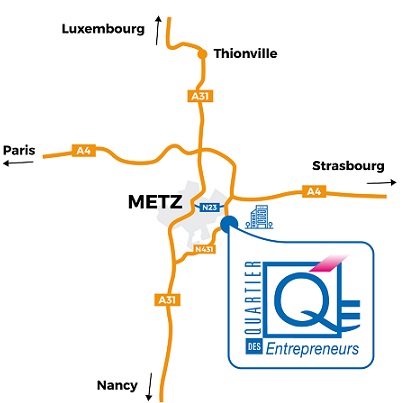 Le centre d’affaires à METZ&nbsp;: Moselle 