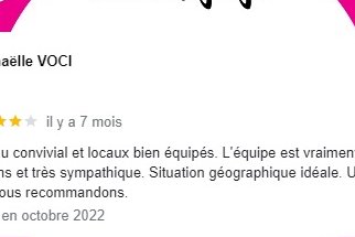 L'avis client sur Google : Wennaëlle de la société IPSO 3T 