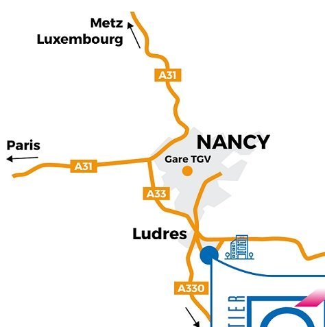 Le centre d’affaires à Nancy - Ludres&nbsp;: Meurthe et Moselle